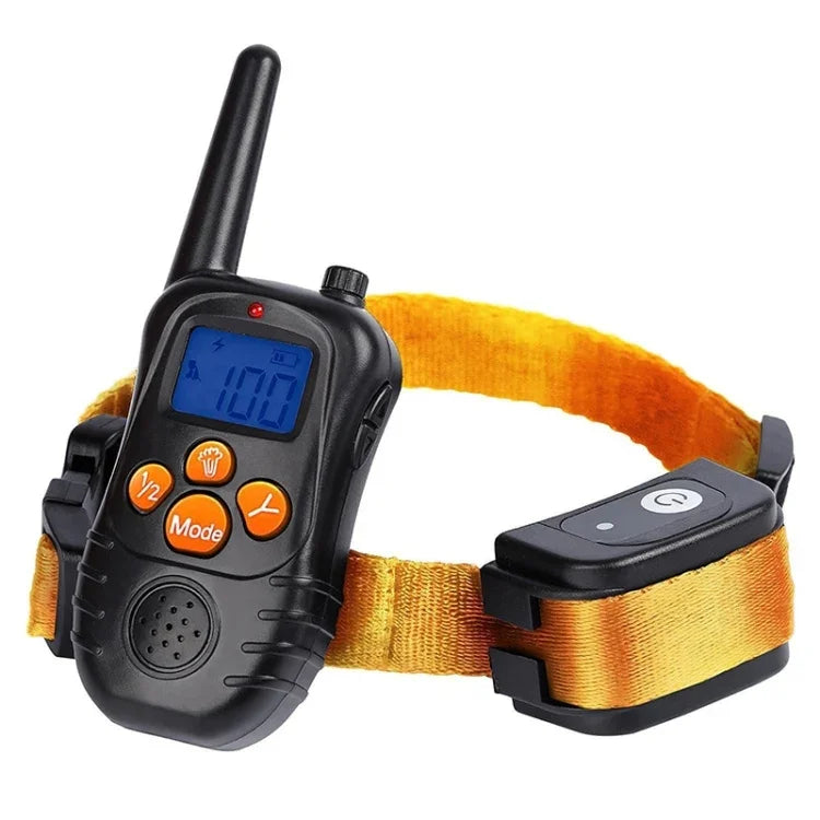 998DC Bark Stopper Remote Control Electric Shock Collar Dog Training Device, EU Plug, US Plug, AU Plug