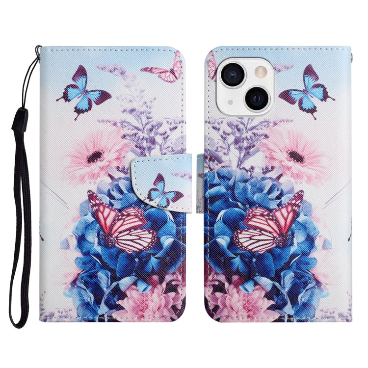 Painted Pattern Horizontal Flip Leather Case with Holder & Card Slot & Wallet, For iPhone 13 mini, For iPhone 12 Pro Max, For iPhone 12 / 12 Pro