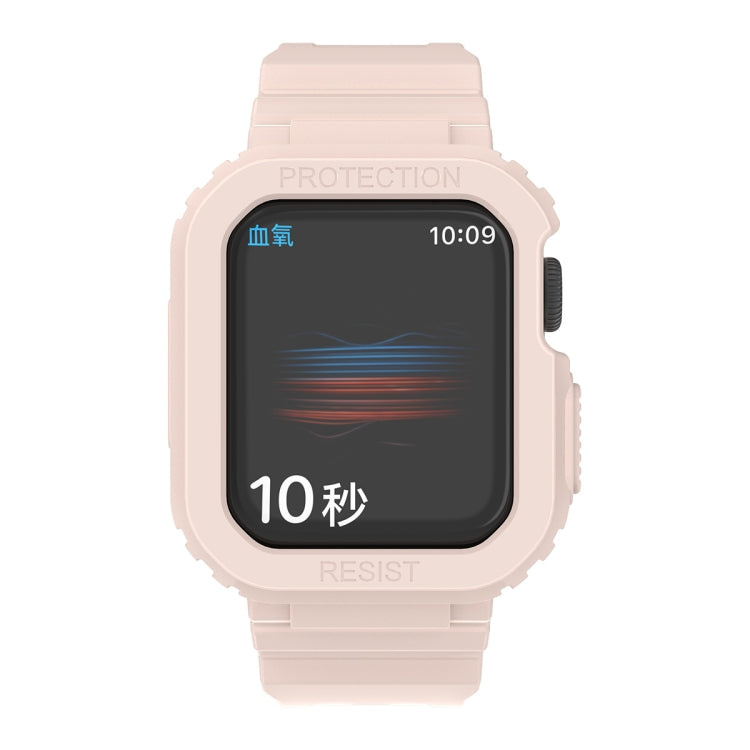 Glacier Transparent TPU Integrated Replacement Strap Watchband, For Apple Watch Series 7 45mm, For Apple Watch Series 7 41mm