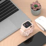 Glacier Transparent TPU Integrated Replacement Strap Watchband, For Apple Watch Series 7 45mm, For Apple Watch Series 7 41mm