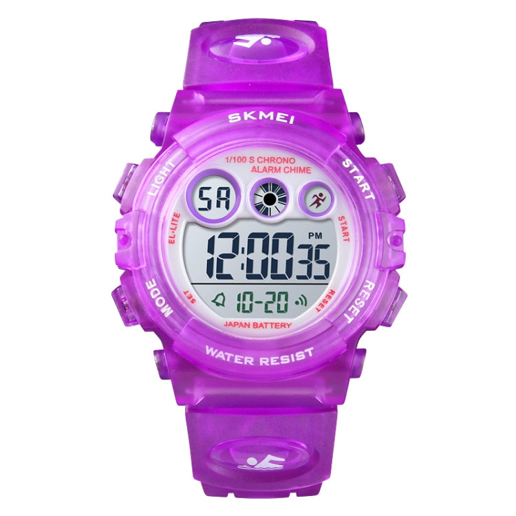 SKMEI 1451 LED Digital Stopwatch Chronograph Luminous Children Sports Electronic Watch, 1451(Transparent Sky Blue), 1451(Transparent Rose Red), 1451(White Shell Blue Circle), 1451(Yellow Shell Blue Circle), 1451(Black Shell Blue Circle)                ...