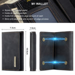 DG.MING M1 Series 3-Fold Multi Card Wallet