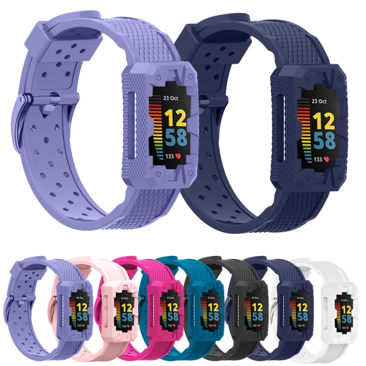 Silicone Integrated Strap Watchband, For Fitbit Charge 5