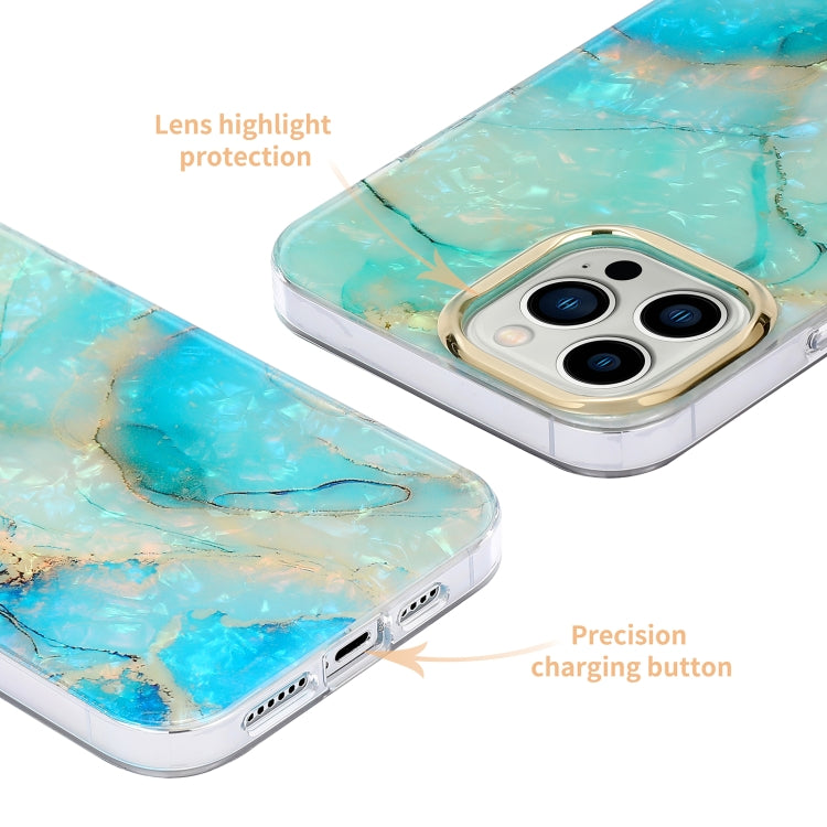 Electroplating Shell Texture Marble Phone Case, For iPhone 11 Pro, For iPhone 11 Pro Max