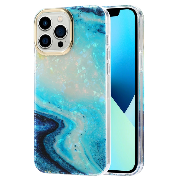 Electroplating Shell Texture Marble Phone Case, For iPhone 11 Pro, For iPhone 11 Pro Max