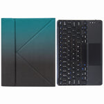 H-097C Touch Bluetooth Keyboard Leather Case with Rear Three-fold Holder, For iPad Pro 11 inch 2021 & 2020 & 2018 / Air 2020 10.9