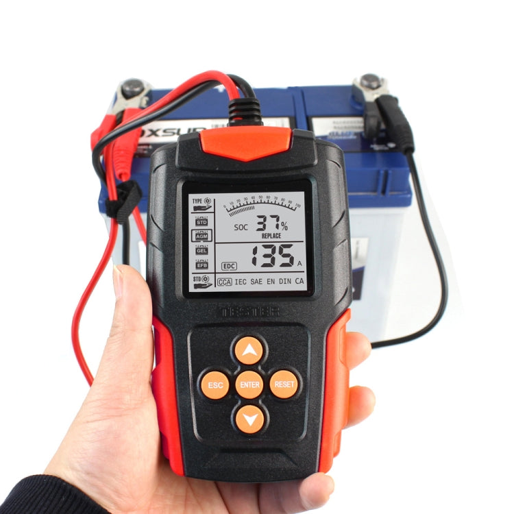 FOXSUR FBT200 12V / 24V Car Battery Tester, FBT200