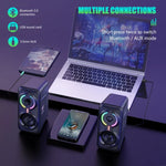 ONIKUMA L6 RGB Lighting Computer Audio with Bluetooth Function, L6