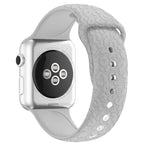 Leopard Embossing Silicone Watchband For Apple Watch Series, 7 41mm / 6&SE&5&4 40mm / 3&2&1 38mm, 7 45mm / 6&SE&5&4 44mm / 3&2&1 42mm