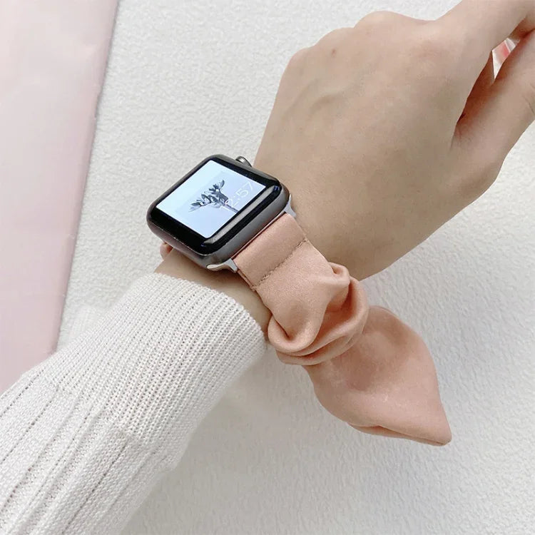 Single Loop Elasticity Cloth Watchband For Apple Watch Series, 7 41mm / 6&SE&5&4 40mm / 3&2&1 38mm, 7 45mm / 6&SE&5&4 44mm / 3&2&1 42mm