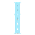 Liquid Silicone Watchband For Apple Watch Series, 7 45mm / 6&SE&5&4 44mm / 3&2&1 42mm