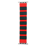 Silicone Splicing Watchband For Apple Watch Series, 7 41mm / 6&SE&5&4 40mm / 3&2&1 38mm, 7 45mm / 6&SE&5&4 44mm / 3&2&1 42mm