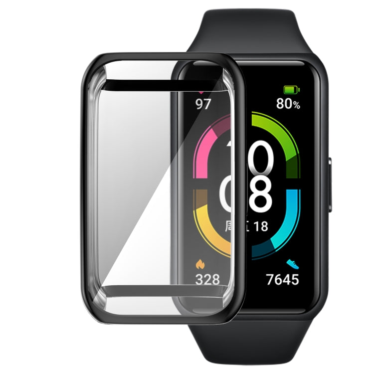 Full Coverage Electroplating TPU Watch Case, For Huawei Band 7