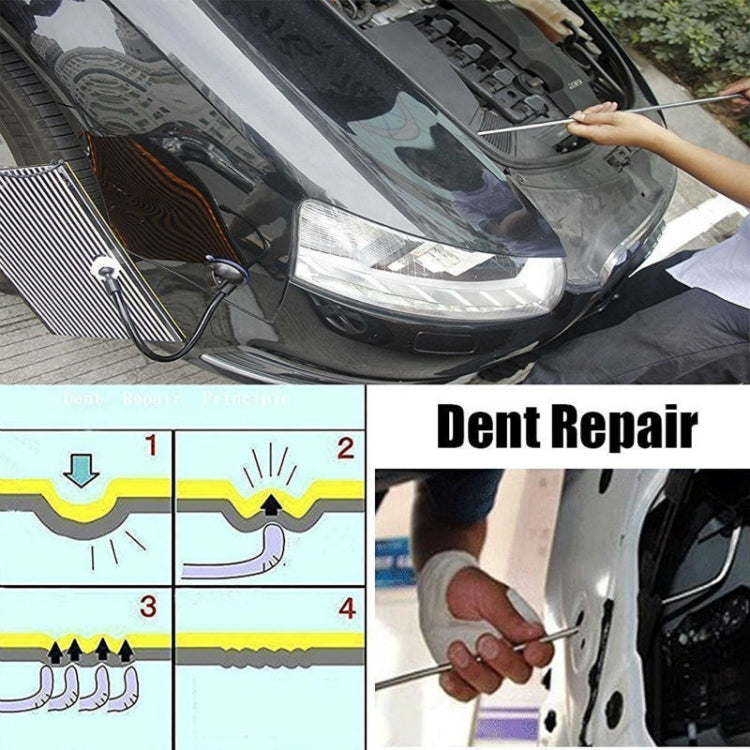 Q1 7 in 1 Car Paintless Dent Repair Hail Remover Hooks Rods Kit, Q1 7 in 1 (Air Pump)