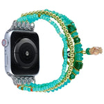 Eye Bead Chain Watch Band For Apple Watch Series, 7 41mm / 6&SE&5&4 40mm / 3&2&1 38mm, 7 45mm / 6&SE&5&4 44mm / 3&2&1 42mm