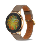 Genuine Leather Watch Band, For Samsung Galaxy Watch4 20mm