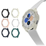 PC Frame Half-pack Watch Case with Scale, For Samsung Galaxy Watch4 40mm, For Samsung Galaxy Watch4 44mm
