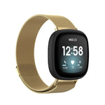 Milanese Magnetic Metal Weave Watchband, Large Size, For Fitbit  Versa 4 / 3（Large Size）, For Fitbit  Versa 4 / 3 （Large Size）, For Fitbit  Versa 4 / 3 (Large Size), For Fitbit  Versa 4 / 3 ,（Large Size）