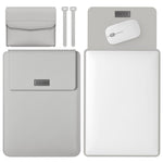 4 in 1 Lightweight and Portable Leather Computer Bag, 11/12 inches, 13/14 inches, 15.4/15.6/16.1 inches