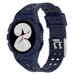 Silicone Integrated Watch Band, For Samsung Galaxy Watch4 40mm, For Samsung Galaxy Watch4 44mm