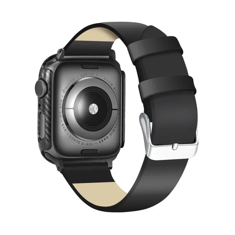 PC Carbon Fiber Frame Watch Case, For Apple Watch Series 9 / 8 / 7 41mm, For Apple Watch Series 9 / 8 / 7 45mm