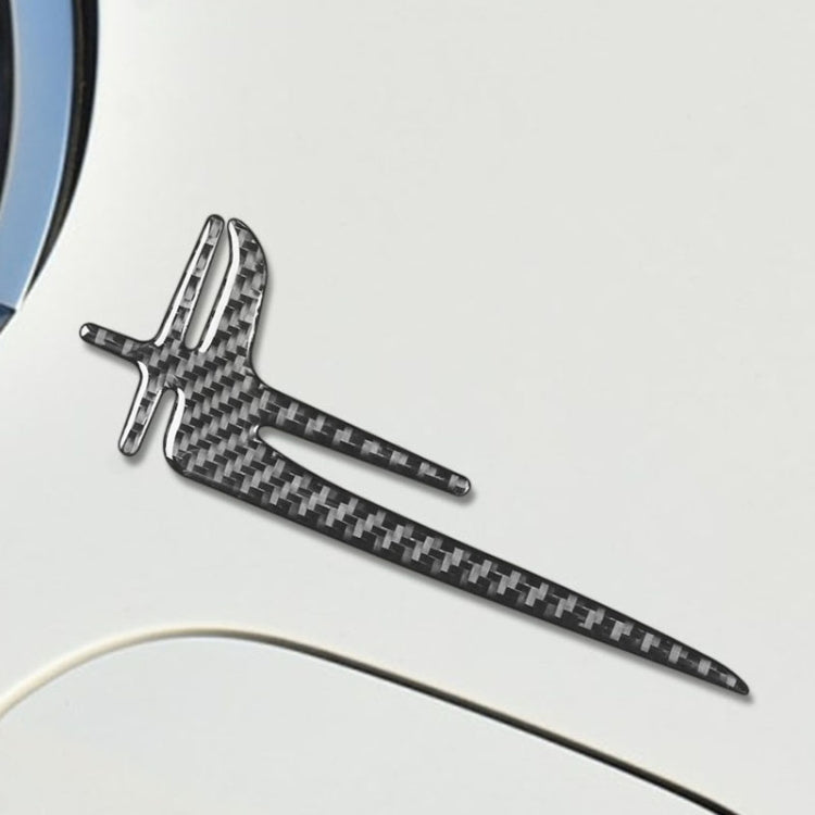 Car Carbon Fiber Body Random Decorative Stickers, Carbon Fiber Body