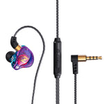 QKZ ZEN In-ear Subwoofer Wire-controlled Music Running Sports Earphone with Mic