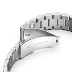 Three Strains Steel Watch Band, For Samsung Galaxy Watch 5 40mm, For Samsung Galaxy Watch 5 Pro 45mm