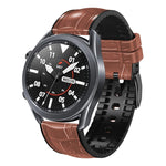 For Huawei Watch GT3 Pro 46mm Bamboo Joint Texture Silicone Leather Watch Band