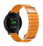 Magnetic Buckle Leather Watch Band, 20mm For Samsung Galaxy Watch3 41mm, 20mm For Samsung Galaxy Watch3 45mm, 22mm For Samsung Galaxy Watch3 41mm, 22mm For Samsung Galaxy Watch3 45mm