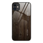 Wood Grain Glass Protective Case, For iPhone 7 Plus, For iPhone 11, For iPhone 14 Plus, For iPhone 14 Pro, For iPhone 14