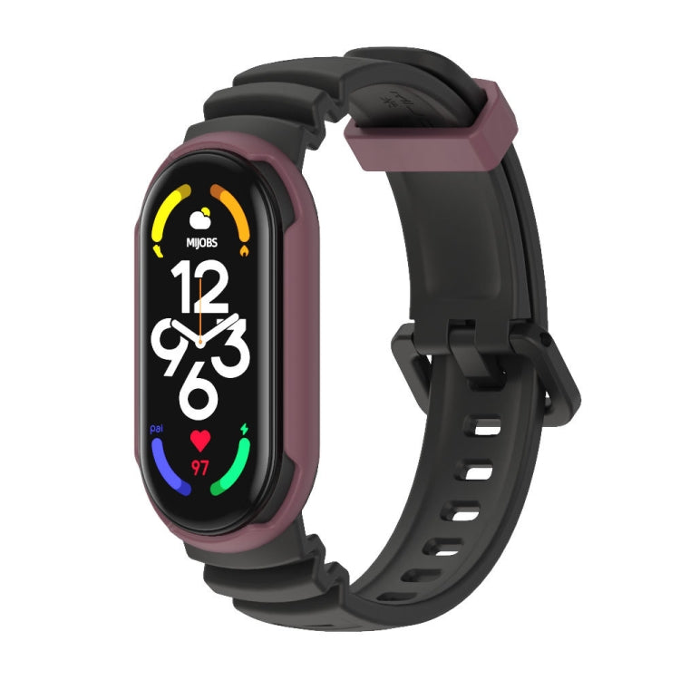 MIJOBS GS Unibody Two-color Watch Band, For Xiaomi Mi Band 7 / 7 NFC