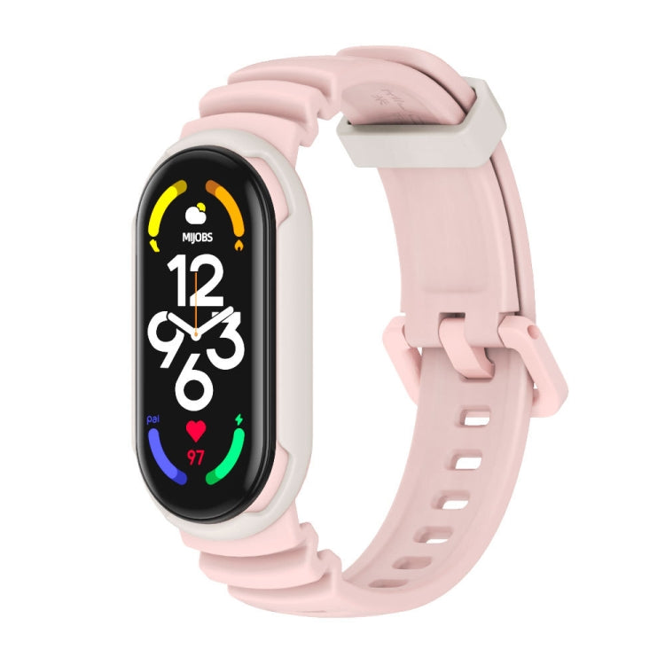 MIJOBS GS Unibody Two-color Watch Band, For Xiaomi Mi Band 7 / 7 NFC