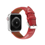 Genuine Leather Watch Band For Apple Watch Series, 7 45mm / 6&SE&5&4 44mm / 3&2&1 42mm, 7 41mm / 6&SE&5&4 40mm / 3&2&1 38mm