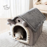 House Type Universal Removable and Washable Pet Dog Cat Bed Pet Supplies, M