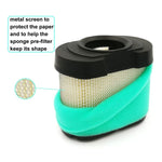 Air Filter Cleaner for Briggs & Stratton 792105 276890 4163205 4163206 44H777, For Briggs & Stratton 792105