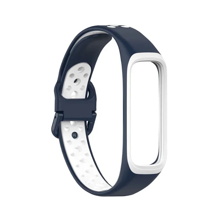SM-R220 Two-color Silicone Watch Band, For Samsung Galaxy Fit 2