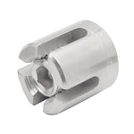 316 Stainless Steel Garden Wire Rope Cross Fixed Clip, M8x2, M10x3, M12x4, M12x5, M12x6, M16x8