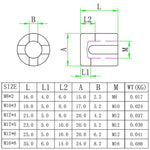 316 Stainless Steel Garden Wire Rope Cross Fixed Clip, M8x2, M10x3, M12x4, M12x5, M12x6, M16x8