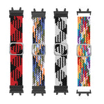 Adjustable Buckle Braided Nylon Watch Band, For Amazfit T-Rex 2