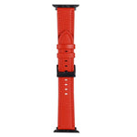 Litchi Texture Leather Watch Band For Apple Watch Series, 7 45mm / 6&SE&5&4 44mm / 3&2&1 42mm, 7 41mm / 6&SE&5&4 40mm / 3&2&1 38mm