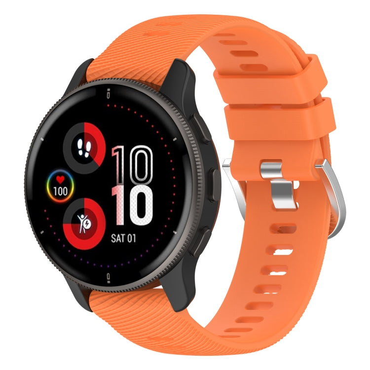 20mm Cross Textured Silicone Watch Band, For Garmin Venu 2Plus