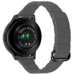 22mm Magnetic Buckle Leather Watch Band, For Samsung Galaxy Watch3 45mm