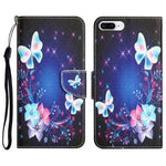 Colored Drawing Leather Phone Case, For iPhone 7 Plus / 8 Plus