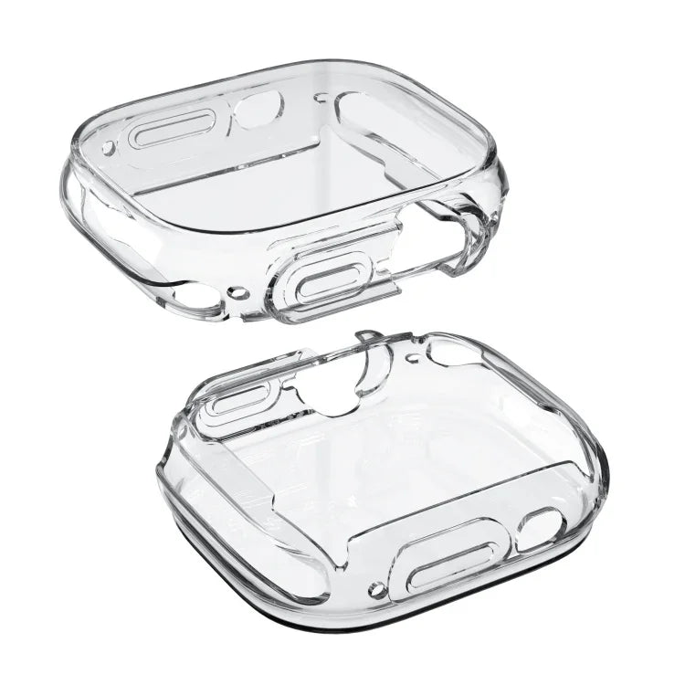 All-inclusive Transparent TPU Protective Case For Apple Watch Ultra 1 / 2 / 3 49mm, For Apple Watch Ultra 1 / 2 / 3 49mm