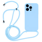 Crossbody Lanyard Liquid Silicone Case, For iPhone 12 Pro Max
