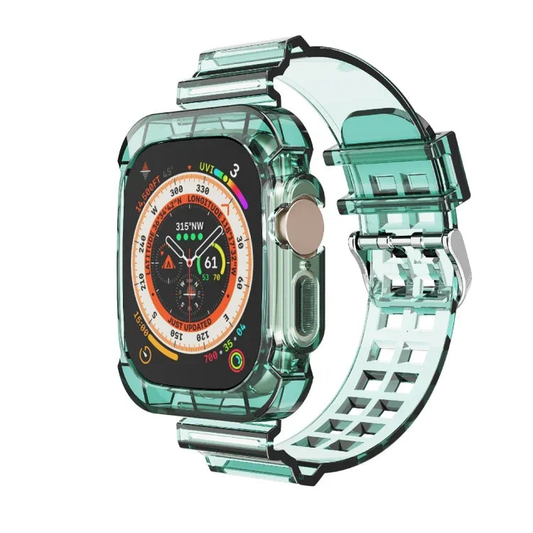 Glacier Transparent TPU Integrated Watch Band, For Apple Watch Ultra 49mm