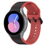 Two-color Silicone Watch Band, For Samsung Galaxy Watch5 40mm / 44mm