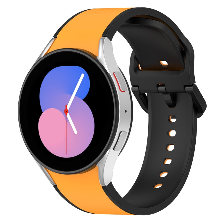 Two-color Silicone Watch Band, For Samsung Galaxy Watch5 40mm / 44mm