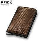C1804H1 RFID Carbon Fiber Wallet For Men